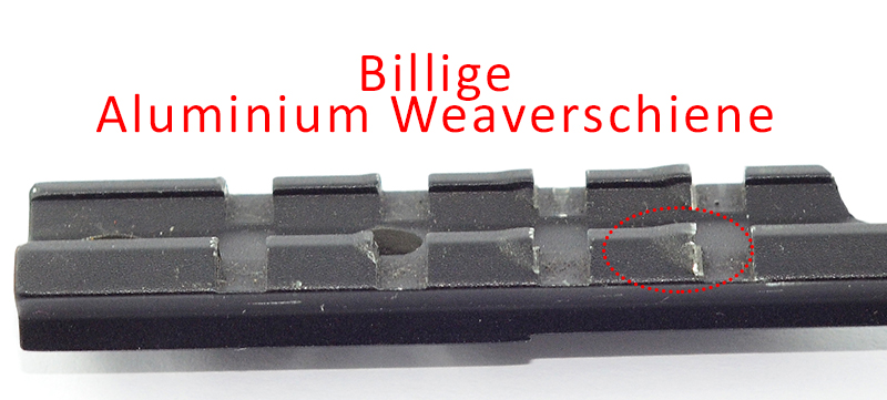 Stahl - Steel - Weaver- Picatinnyschiene für M98 - Neu – Bild 3