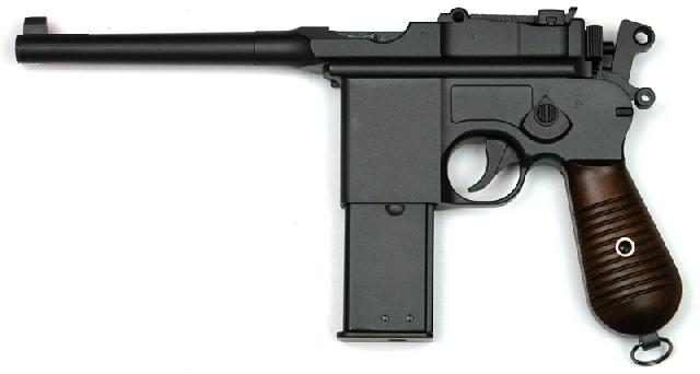 C96 M-712 M712 MARUSHIN GASDRUCK Vollmetall Pistole wie Mauser Luger MGC Hudson – image 2