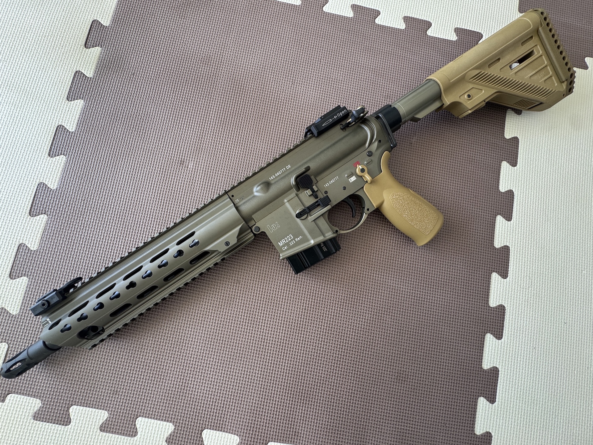 MR 223 A3 - Cal 223 Rem. mit 11" Lauf Slim Line in RAL 8000 – Bild 3
