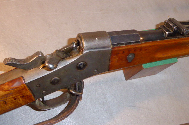 Remington Rolling Block Gewehr- Militärisch- Carl Gustaf Mod. 1875 mit Bajonett. Kal. 8 x 58 RD. – Bild 3