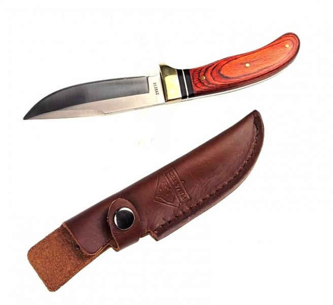 PUMA TEC, Gürtelmesser, Pakkaholz-Griff, feststehendes Messer, Jagdmesser – Bild 5