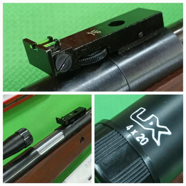 Unterhebel Luftgewehr __*__ THE BEST - SNIPER __*__ Konvolut SET : LG + Umarex ZF 4x20 – imagen 3