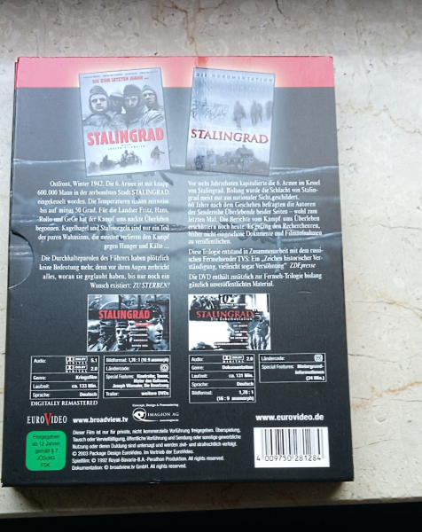 2 DVD Film+Dokumentation v. Stalingrad Spezial Edition – Bild 3