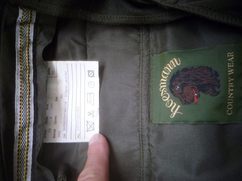 Jagd Lodenjacke u. Lodenhose Hoesmann Gr.52-50 – Bild 4