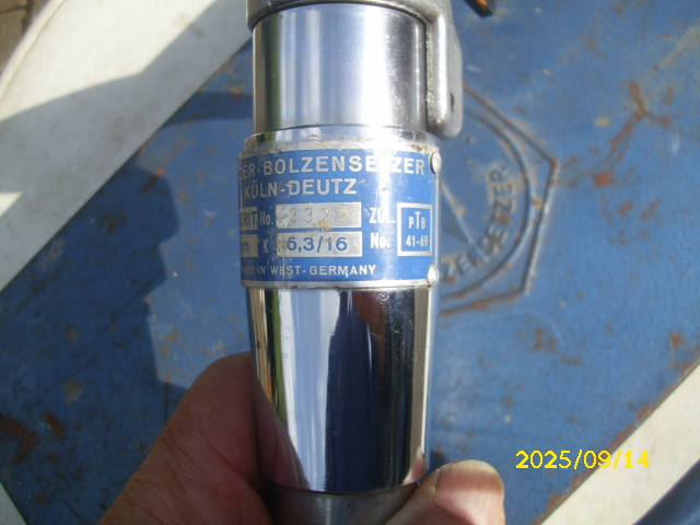 Achtung Sammler Deutzer Bolzenschussgerät Katuschen 6,3 X 16 mm PTB 41-69 no Teile 98 – Bild 4