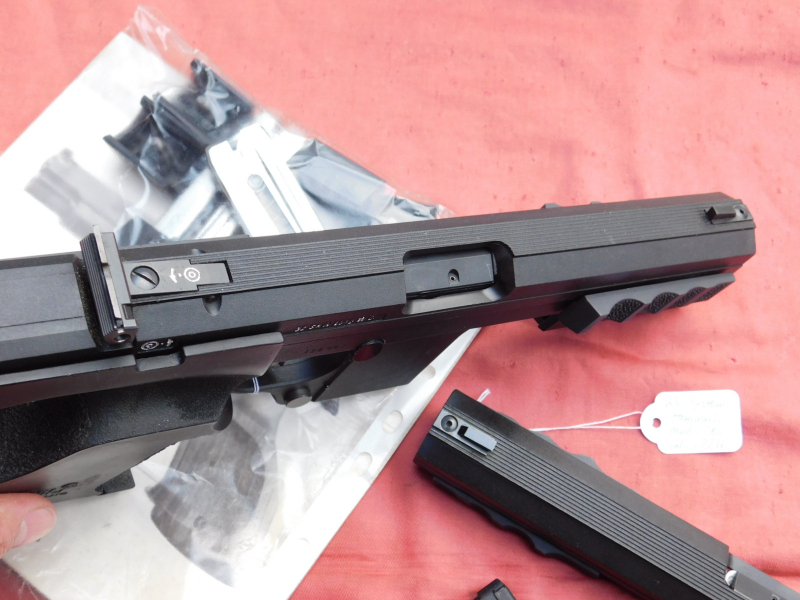 Linksgriff Hämmerli 280 Kal. 32 S&W WC mit Wechselsystem Hämmerli 280 Kal. 22 LR, 4 Magazine – Bild 3