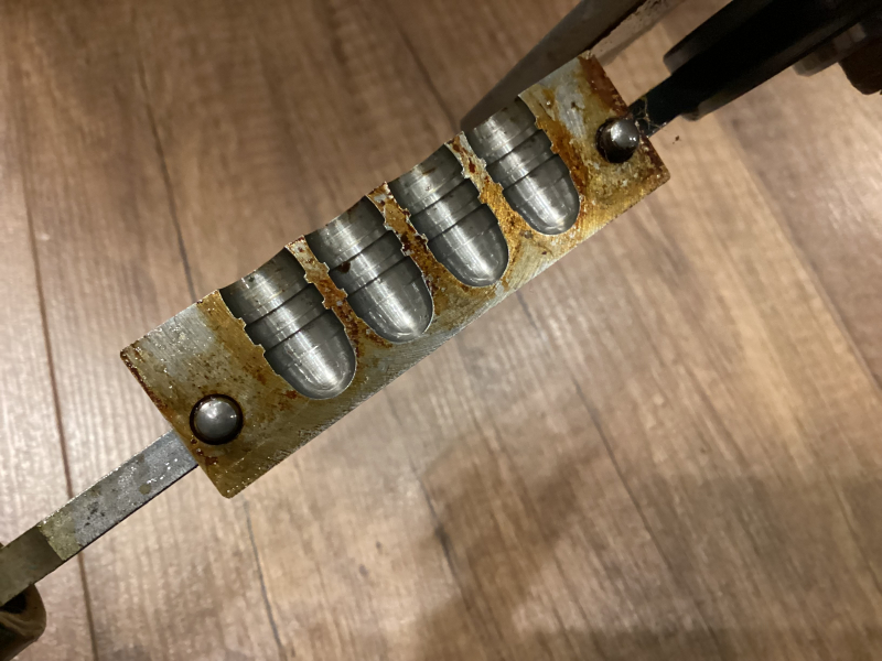 4 - fach 10mm Auto GIEßZANGE / Kokille Dia.404 - 200gr RN von Klaus Wich mit Griffen – Bild 2