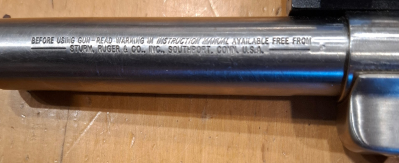 Ruger Mark II Target – Edelstahl, Bull Barrel 5,5", .22 l.r., mit Ultradot & Montageschiene – Bild 4