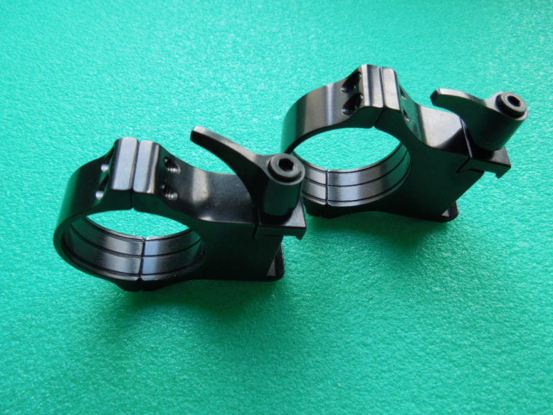 Premium Quality RUSAN QR/Hebel Montage 34mm RINGE aus STAHL f. 22mm WEAVER BH ca.18mm NP € 129 – Bild 4