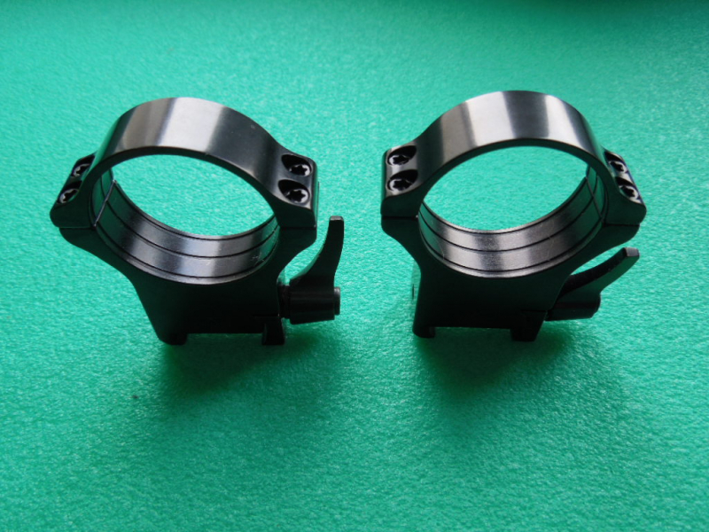 Premium Quality RUSAN QR/Hebel Montage 34mm RINGE aus STAHL f. 22mm WEAVER BH ca.18mm NP € 129 – Bild 2