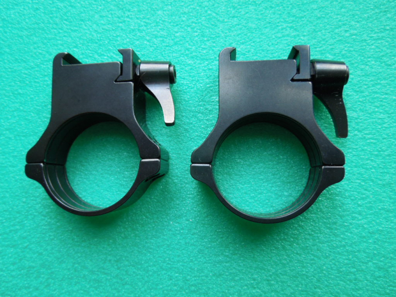 Premium Quality RUSAN QR/Hebel Montage 34mm RINGE aus STAHL f. 22mm WEAVER BH ca.18mm NP € 129 – Bild 3