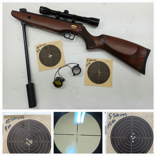 LUFTGEWEHR __ Traumzustand __ Kal.4,5(.177) __ LG + ZF + Schalldämpfer __ NEUWERTIG __ DAS MEGA SET – Bild 2