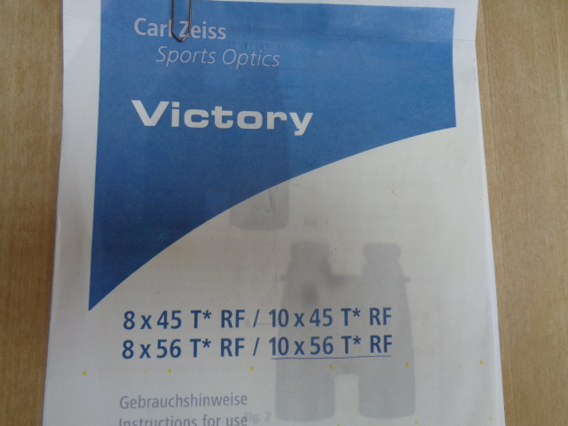 -Fernglas -ZEISS Victory 10x56 T* RF -Entfernungsmesser- Range Finder- u. Ballistic-Info-System – Bild 5
