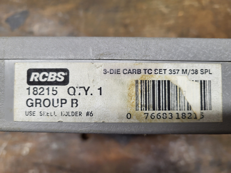 RCBS Matrizensatz .38 / .357 Mag. +Hülsenhalter – obrázek 2