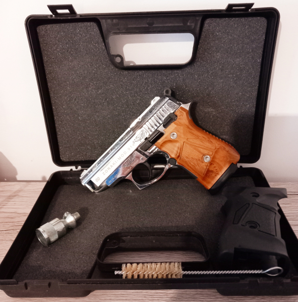 Zoraki 914 Chrom Sammlerstück mit Gravur – attēls 3