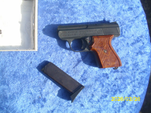 Achtung Sammler Röhner Sportwaffen SM 15 Signalpistole im Cal. 8 mm frühe PTB 83/2 no Teile 98 – nuotrauka 3