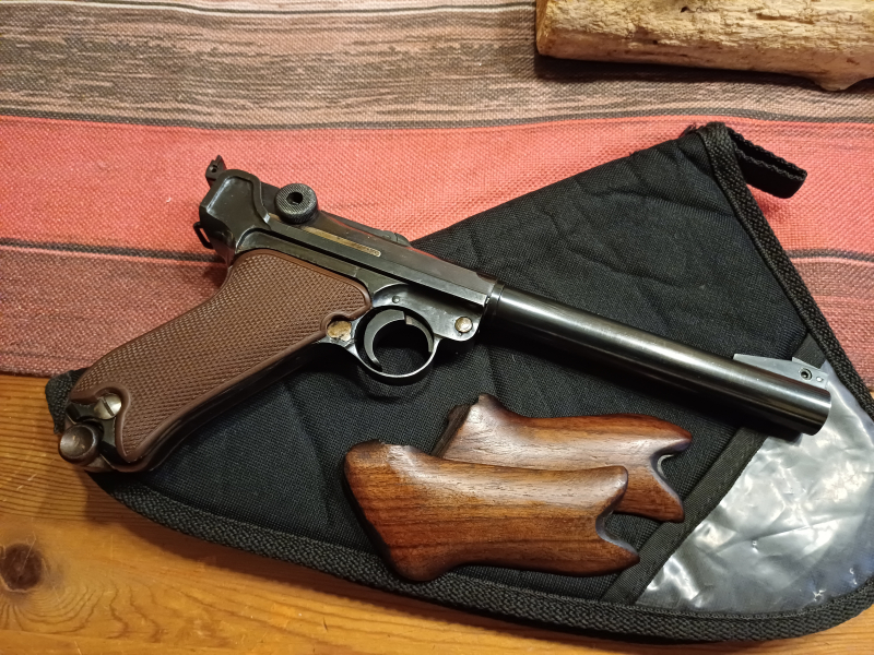 Pistole 08 Sport, Custom, Fat bull barrel – Bild 2