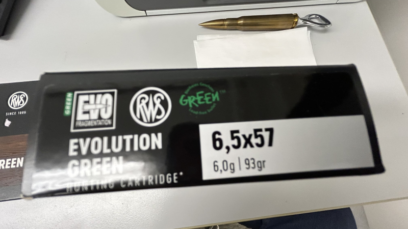 60 Schuss RWS Evolution Green 6,5x57 – afbeelding 2