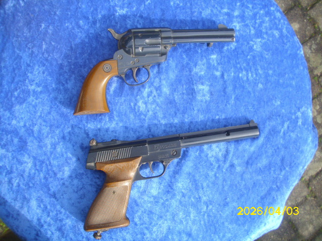 Achtung Sammler Daisy BB Revolver .177 Cal B.B. S.A und Crosman CO2 Pistole mod. 454 no 98 teile – Bild 5