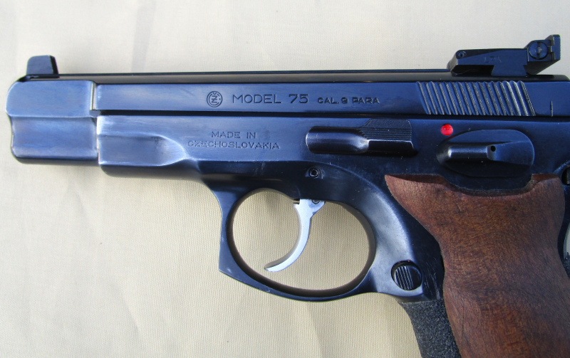 Pistole CZ75 Brünner M75 Česká Zbrojovka 9mm Para Sport Tuning – Bild 2