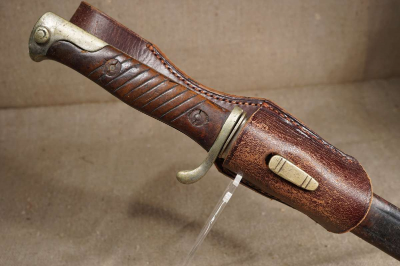 Bajonett M1898 gekürzt für die Polizei/Marine mit Koppelschuh – Bild 2