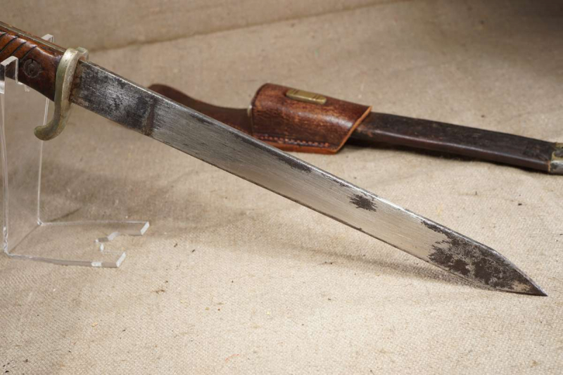 Bajonett M1898 gekürzt für die Polizei/Marine mit Koppelschuh – Bild 3