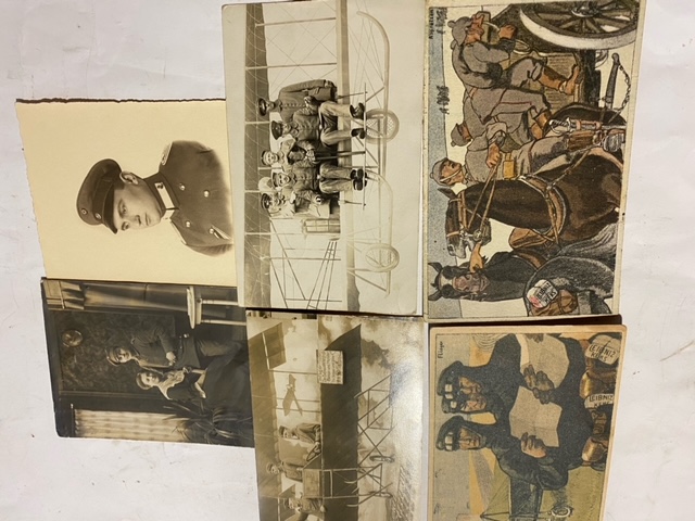Dt.Reich Luftwaffe Kavallerie Foto Feldpost Saarbrücken 1915 No MG15 P08 Dolch – Bild 2