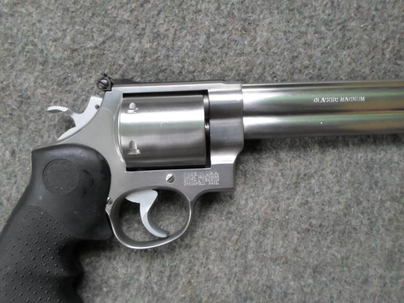 Smith & Wesson Mod. 629-2, .44 Rem. Magnum, 8 3/8 "Lauf, Stainless Steel, ungeflutete Trommel – nuotrauka 5