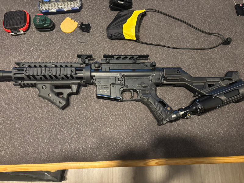 Komplettpaket Tippmann TMC Elite + div. Zubehör – obrázek 2
