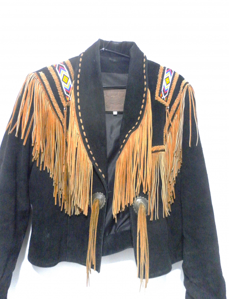 Indianer Wildleder Jacke – Bild 2