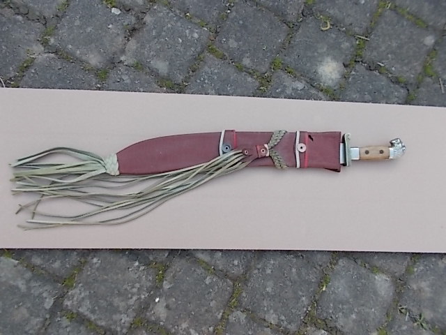 Achtung Sammler verchromte Machete No. 131 Bison Hunter INCOLMA no 98 Salut Teile – Bild 5