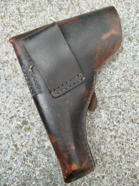 Wehrmacht / Reichsbahn Pistolentasche Laminat FN 10/22 – billede 2