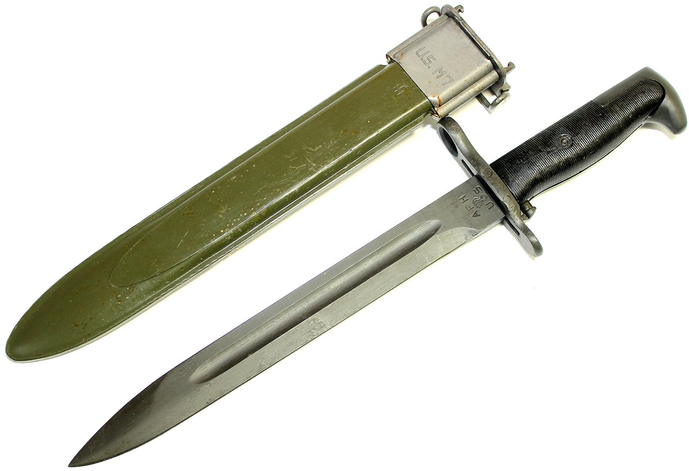 Amerikanischer M1-Bajonett, Modell 1943, für das Garand-Gewehr 7 – Bild 1
