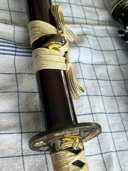 Einzigartiges Katana–Maru-Klinge–erotische Samurai/Geisha-Motive–Einzelstück! – immagine 3