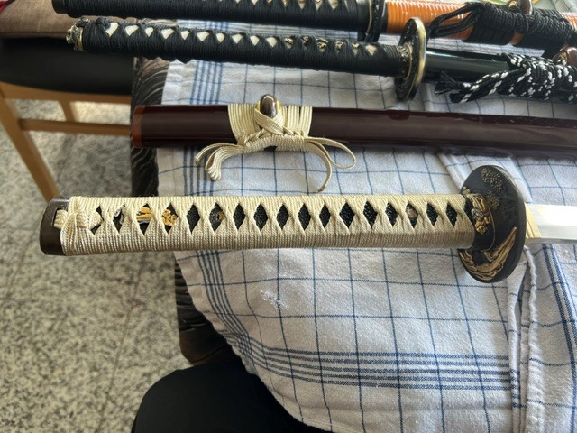 Einzigartiges Katana–Maru-Klinge–erotische Samurai/Geisha-Motive–Einzelstück! – immagine 2