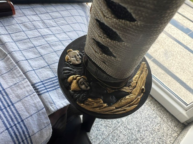 Einzigartiges Katana–Maru-Klinge–erotische Samurai/Geisha-Motive–Einzelstück! – immagine 5