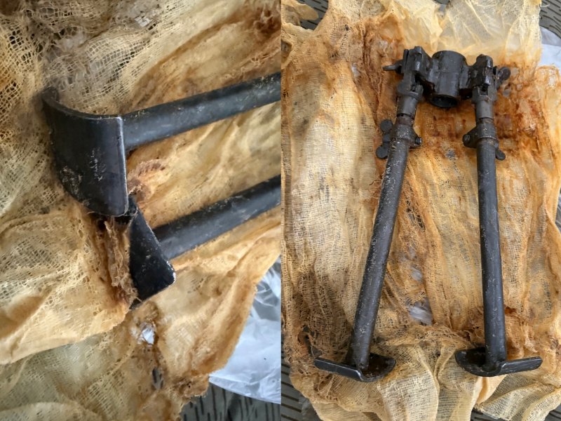Browning BAR M1918A2 Zweibein Tripod US-Army WW2 - Selten No MG42 MG34 M1919 TIPTOP! – Bild 3