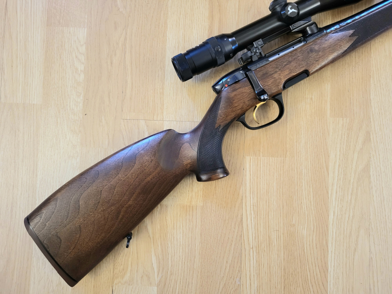Repetierbüchse Steyr Mannlicher SL Kal. .222 Rem Frankonia/Docter 2,5-10x48 Abs 1, TOP ZUSTAND – Bild 2