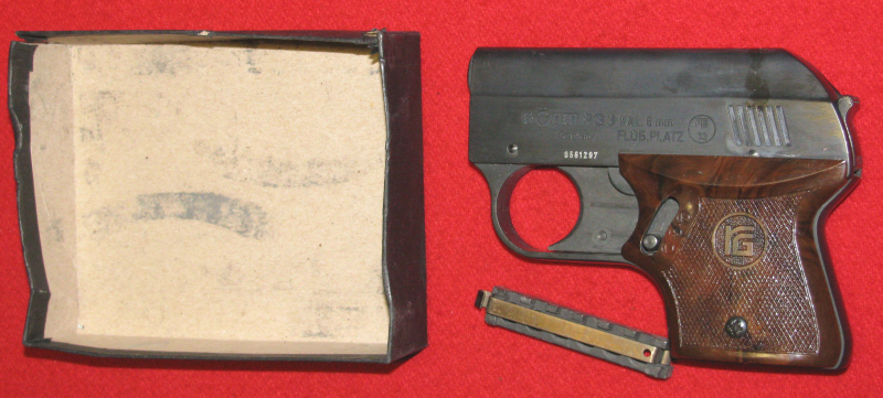 RÖHM Schreckschuss- Pistole, eine RÖHM RG3 mit der PTB 33 in 6mm FLOB PLATZ – Bild 2