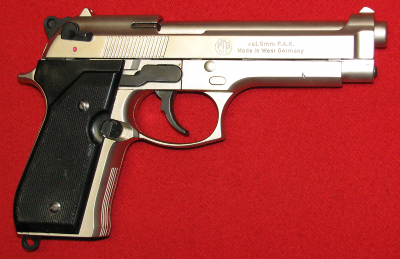 Umarex Reck Schreckschuss- Pistole, eine RECK MIAMI Mod. 92 F mit der PTB 610 in cal. 9mm P.A.K. – Bild 4