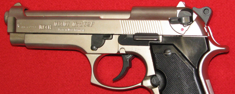 Umarex Reck Schreckschuss- Pistole, eine RECK MIAMI Mod. 92 F mit der PTB 610 in cal. 9mm P.A.K. – Bild 3