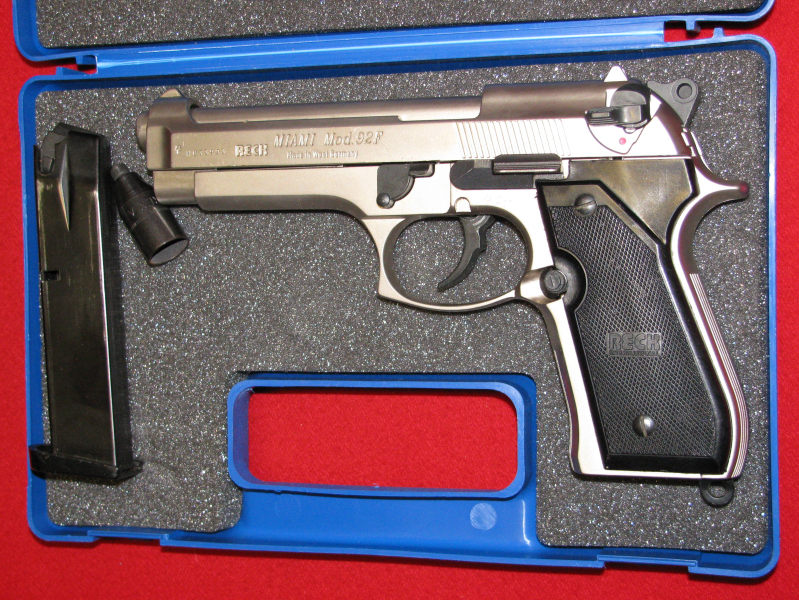 Umarex Reck Schreckschuss- Pistole, eine RECK MIAMI Mod. 92 F mit der PTB 610 in cal. 9mm P.A.K. – Bild 2