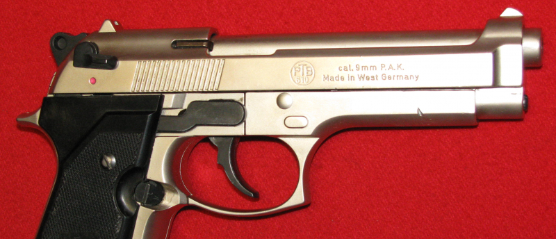 Umarex Reck Schreckschuss- Pistole, eine RECK MIAMI Mod. 92 F mit der PTB 610 in cal. 9mm P.A.K. – Bild 5