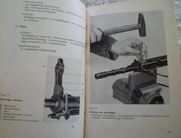 Rarität: Das CH-STURMGEWEHR 1957, Anleitung für den Waffenmech. – Bild 3