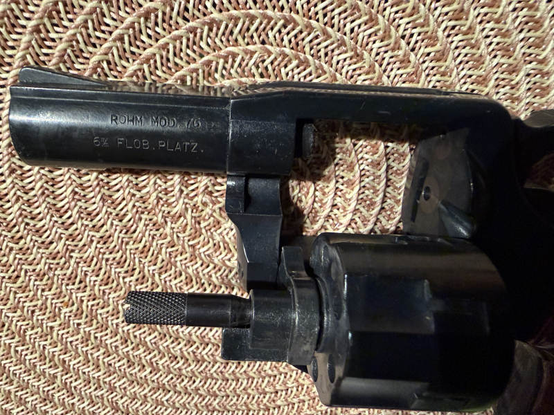 Röhm RG 76 Schreckschussrevolver, PTB 4-71, 6mm Flobert Platz – billede 3