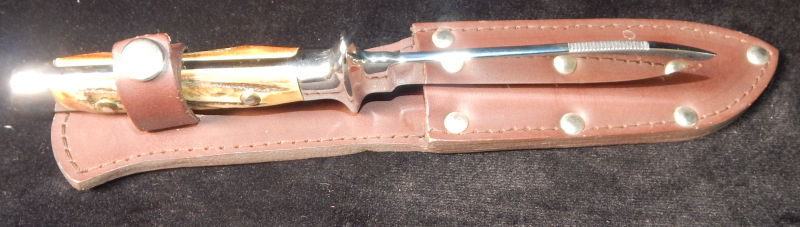CHIFA Schönes Jagdmesser mit Lederscheide – Bild 4