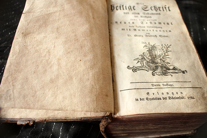 Die heilige Schrift des alten Testaments - D. Georg Friedrich Selter 1782 Mehrbändiges Werk – billede 2