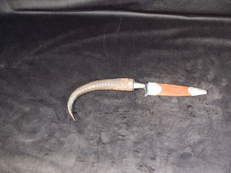 Sehr Schönes Sammler Jagdmesser Jagdnicker mit Jagdmotiv und Hülle aus Solingen – Bild 4