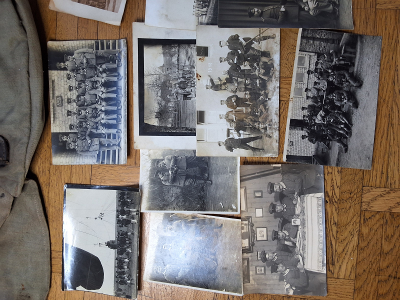 1WK Brotbeutel,Tragegurt für Fahne, ca 20 Militärbilder orginal vor 1918 – immagine 4