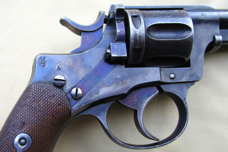 Nagant Revolver M1893 Norwegische Marine m/93 nummerngleich Kal.7,5mm – Bild 4